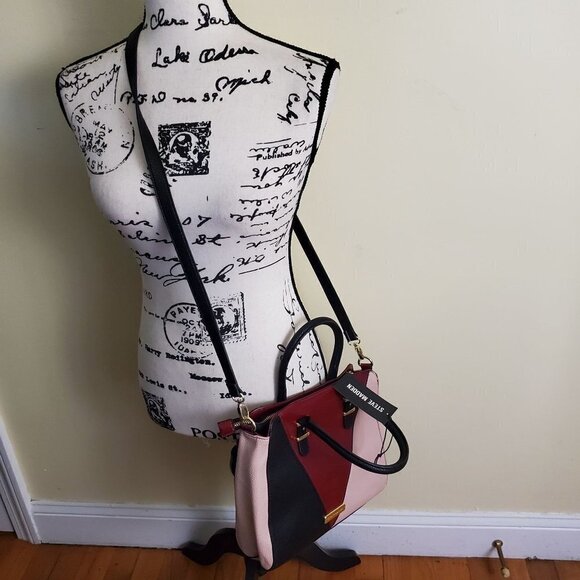 Steve Madden NWT BLala Mini Crossbody Leather Colorblock Bag - Picture 4 of 6
